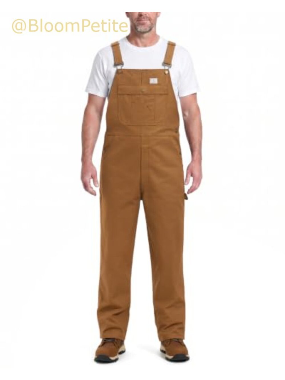 Duck Canvas Bib Overalls Relaxed Fit Workwear Utility